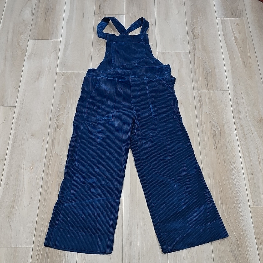 FARM Rio Deep Blue Corduroy Jumpsuit